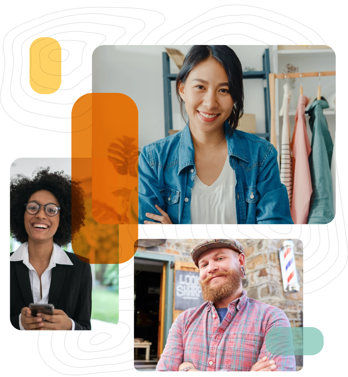 We help small business owners like yourself find the insurance products you need within minutes! top image